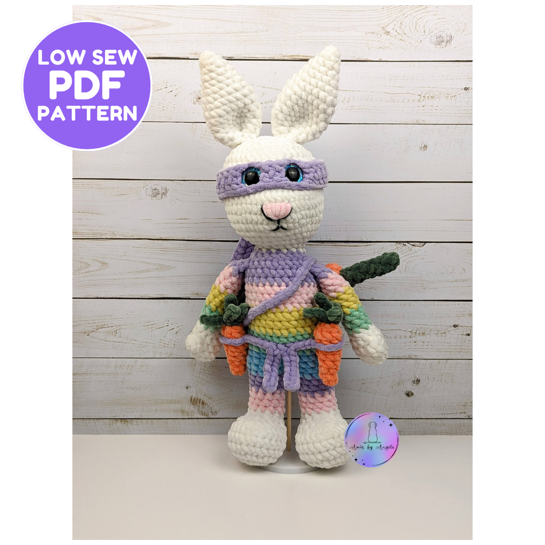 Pattern - Ninja Bunny (Low Sew)