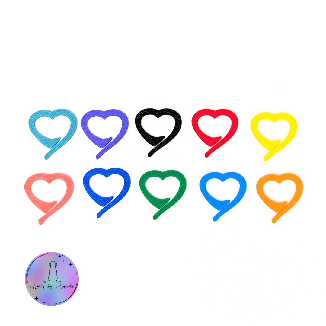 Heart Stitch Markers (20 pack)