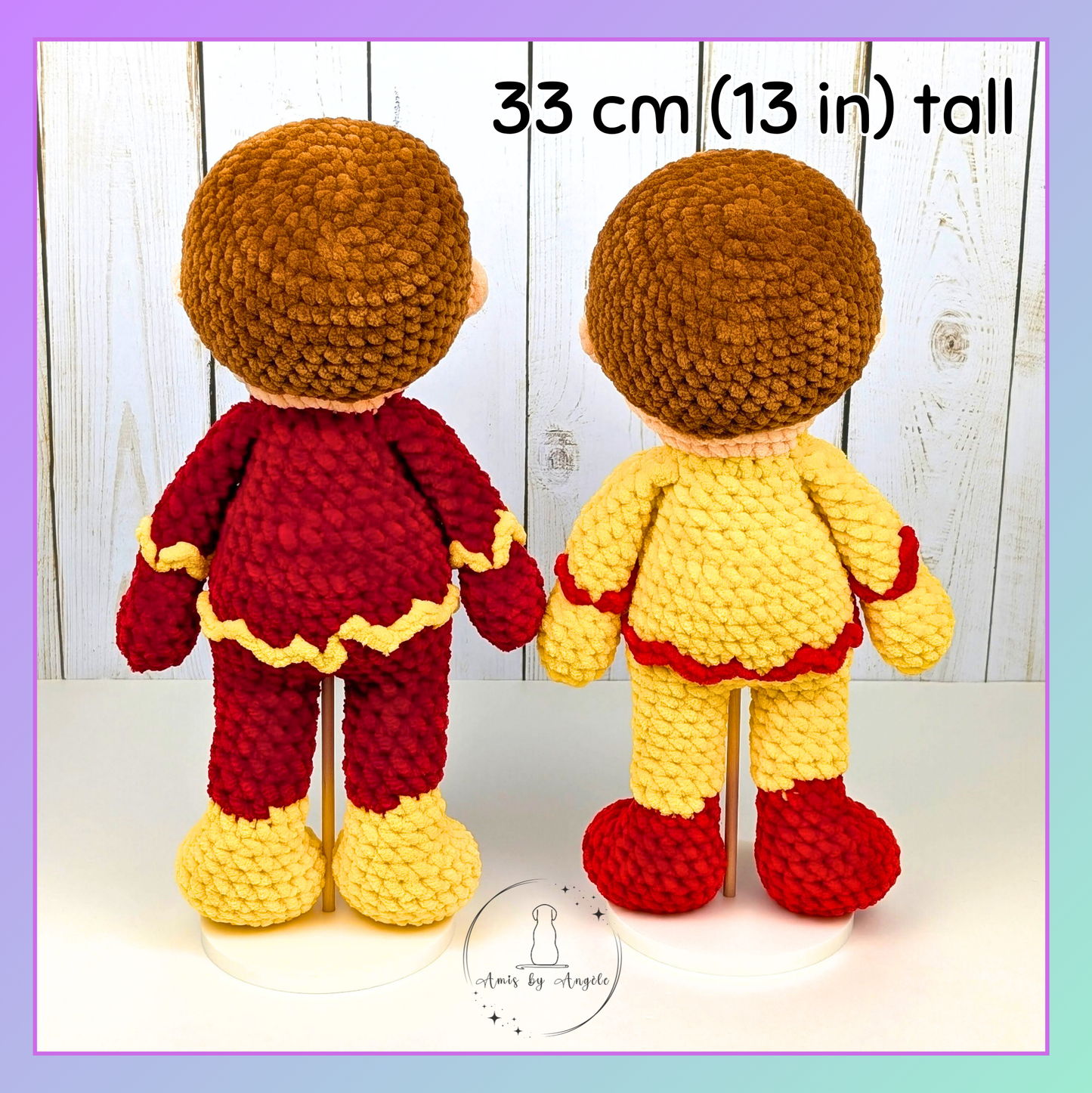 Speedy - Crocheted super hero - Stuffed animal - Plushie