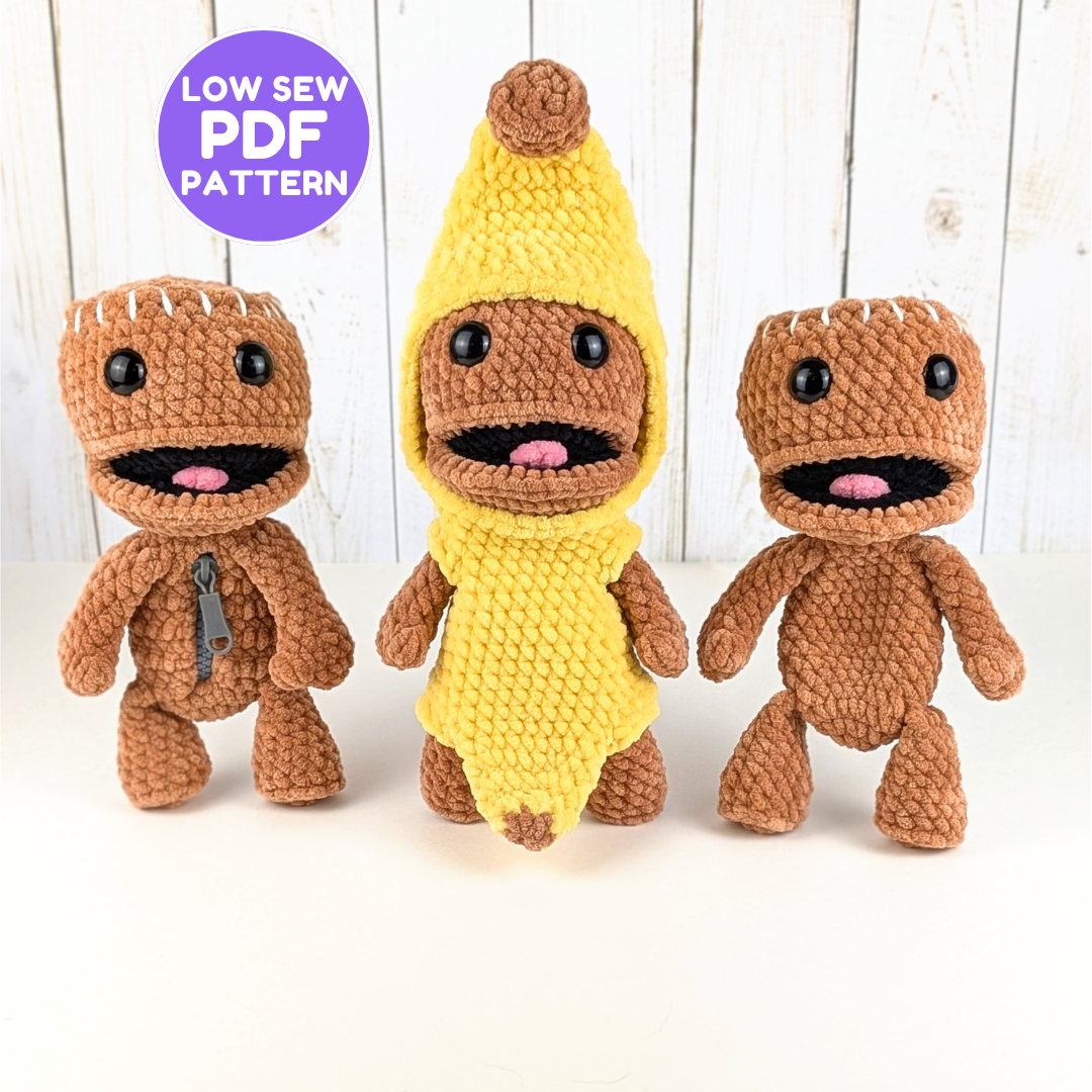 Pattern - Banana Pocket Boy (Low Sew)