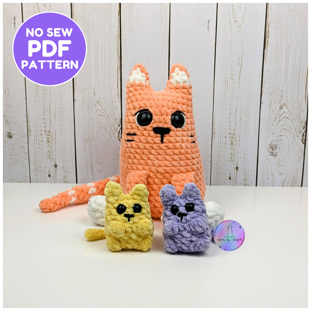 Pattern - Chloe and the Kittens (No Sew)