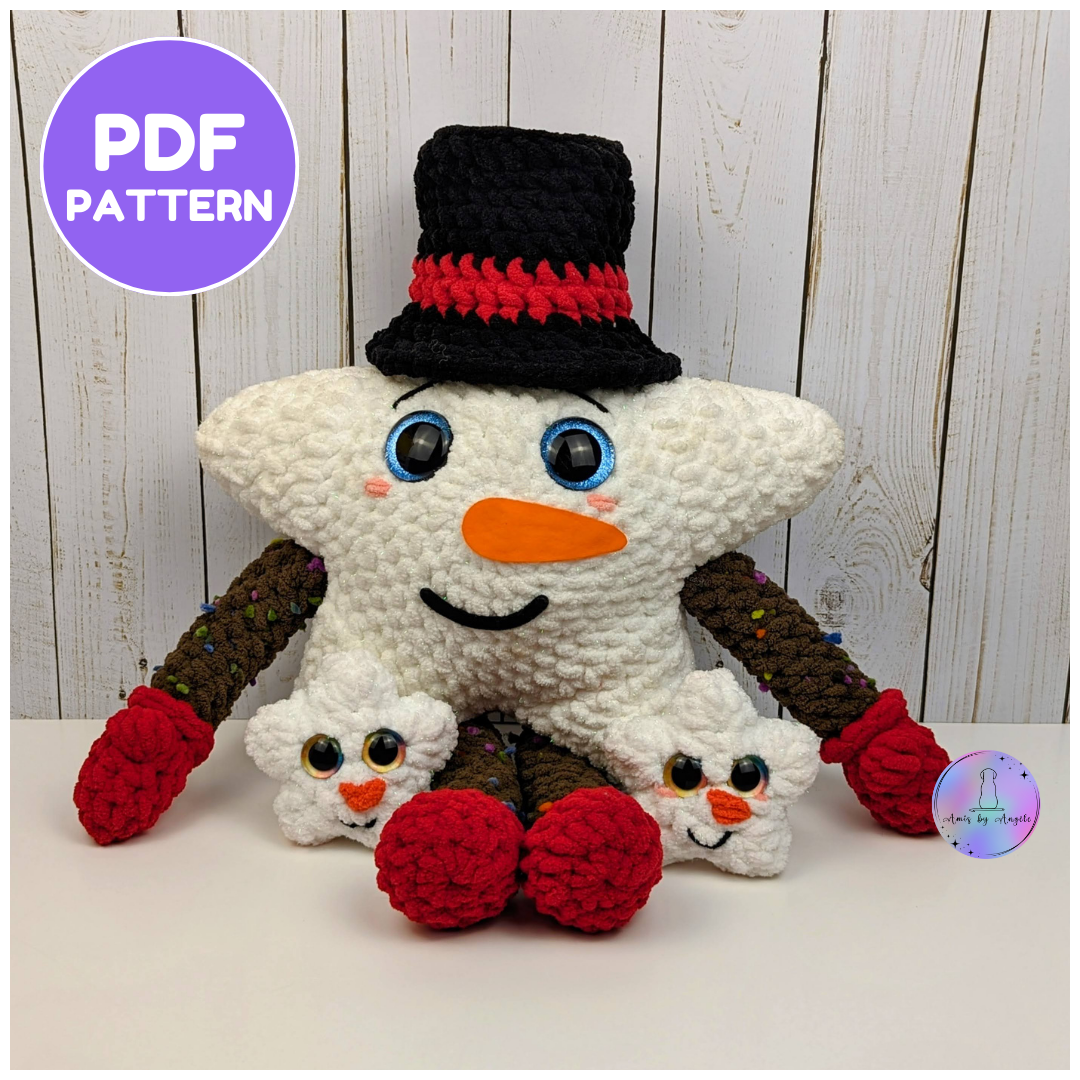 PATRON AU CROCHET Étoiles d'Hiver