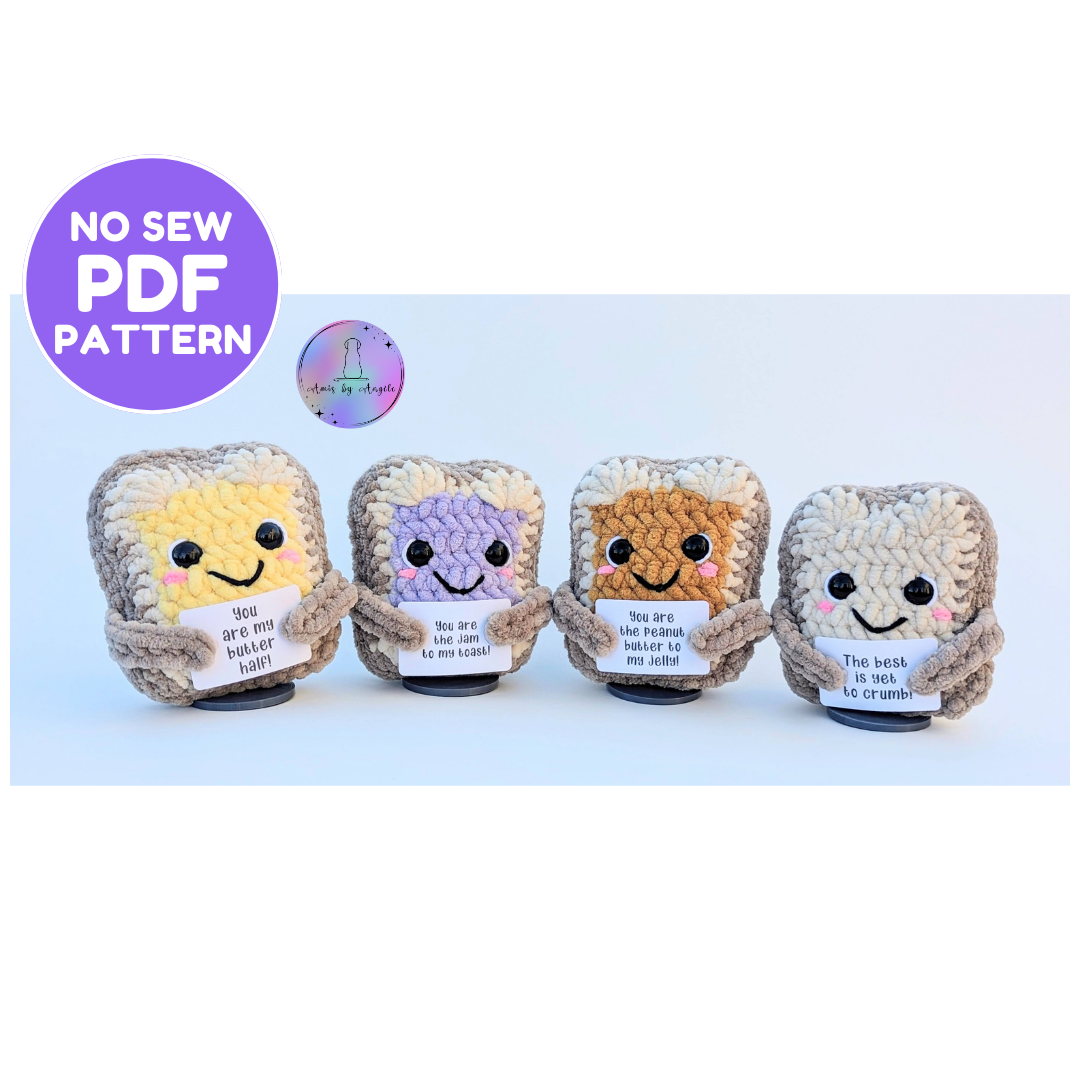 Pattern - Lovable Toast and Pop-Tart (No Sew)