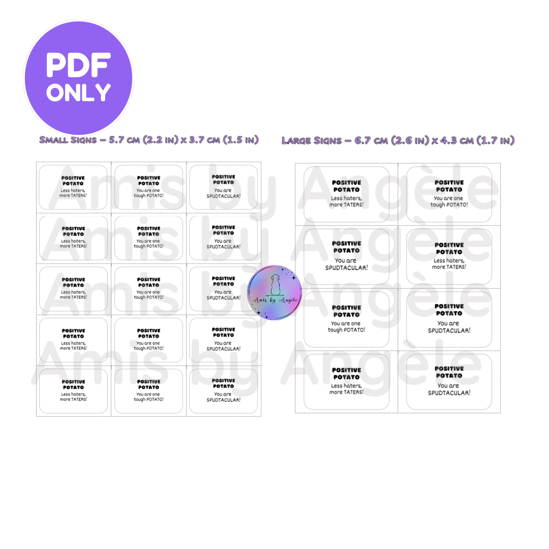 ETIQUETAS de Papa Positivas (PDF)