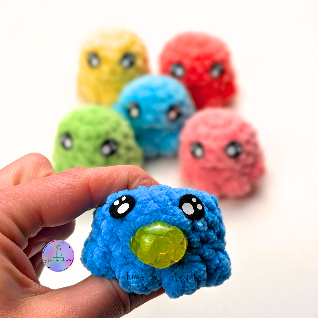 Glue on Eyes - Black Kawaii