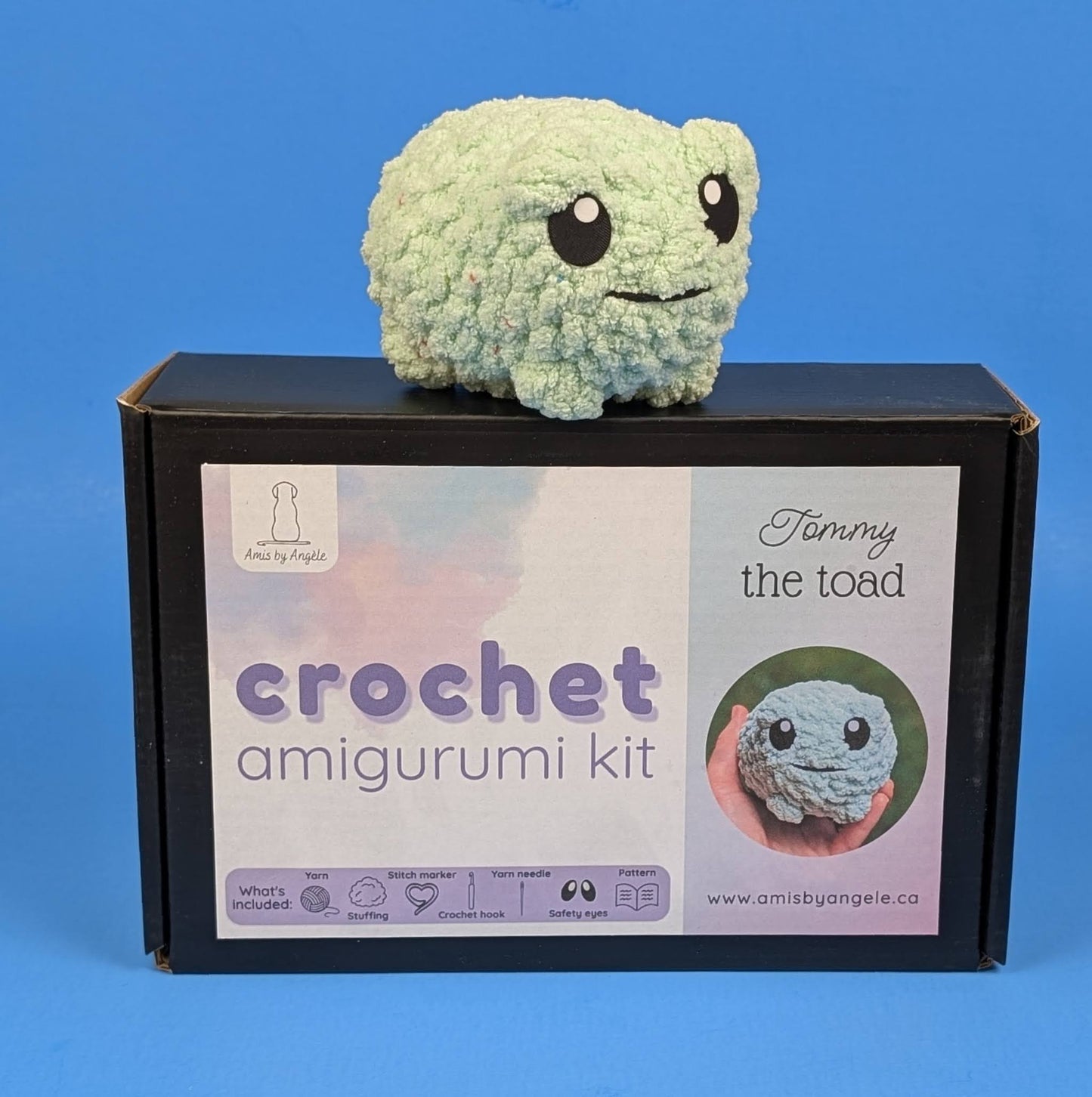 Amigurumi Crochet Kit - Tommy the Toad (Advanced Beginner)