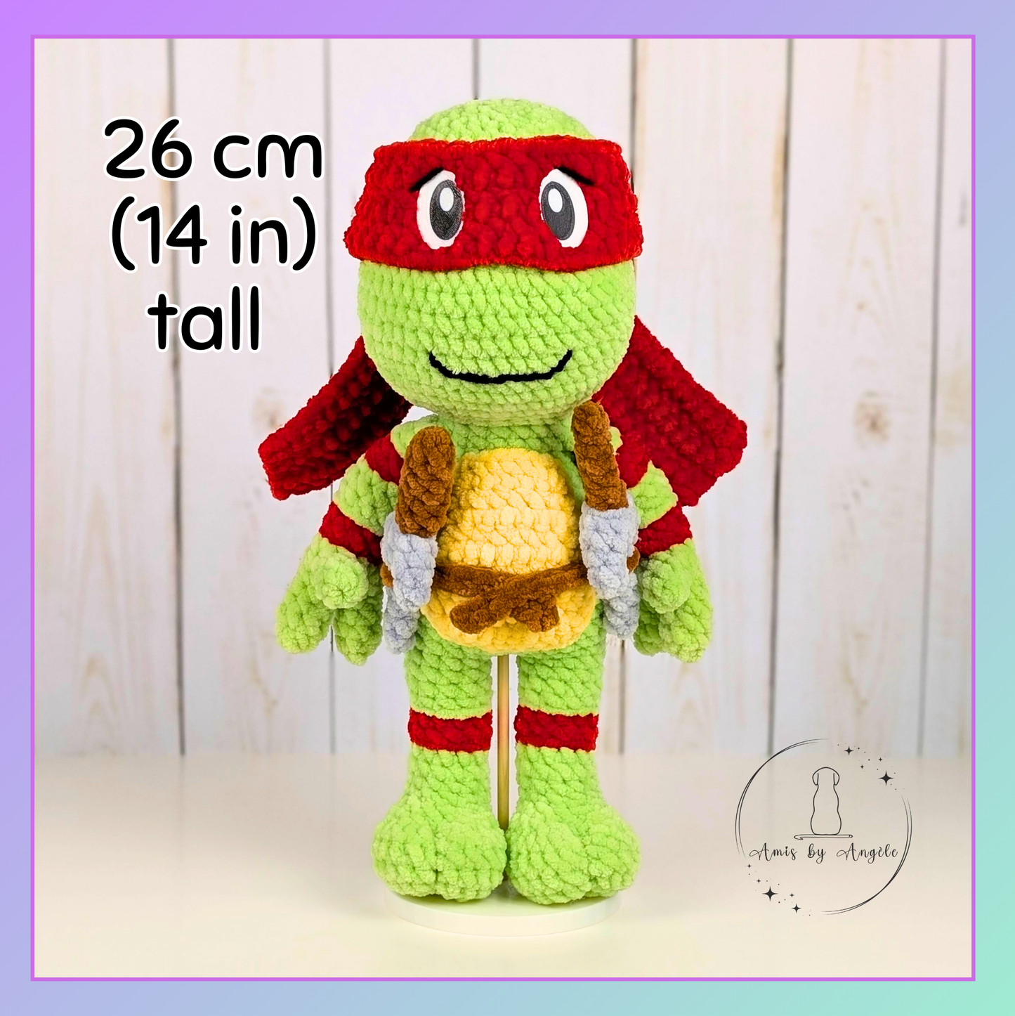 Reptile Warriors - Crocheted stuffed animal - Crocheted plushie