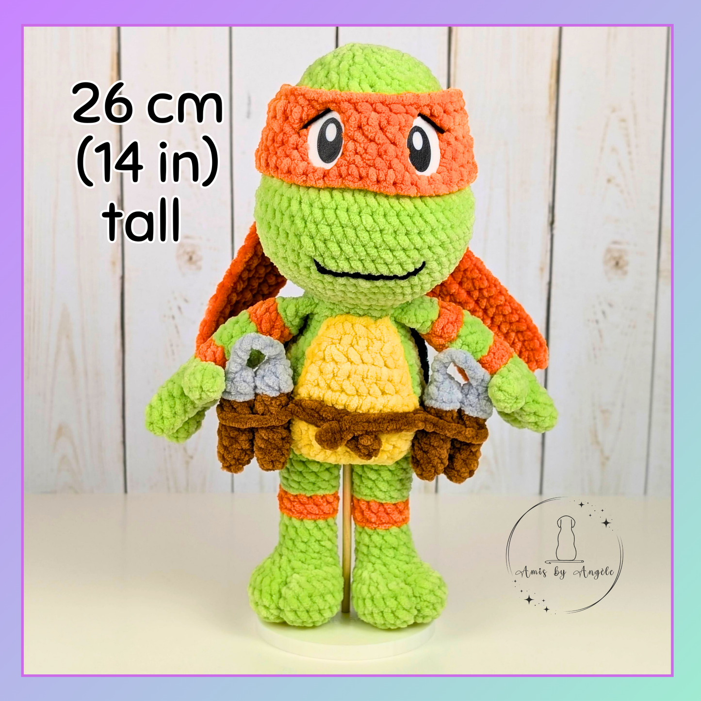 Reptile Warriors - Crocheted stuffed animal - Crocheted plushie