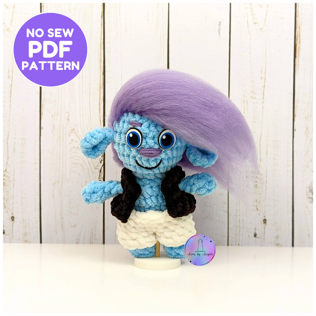 Patron au crochet sans couture de bande de gobelins