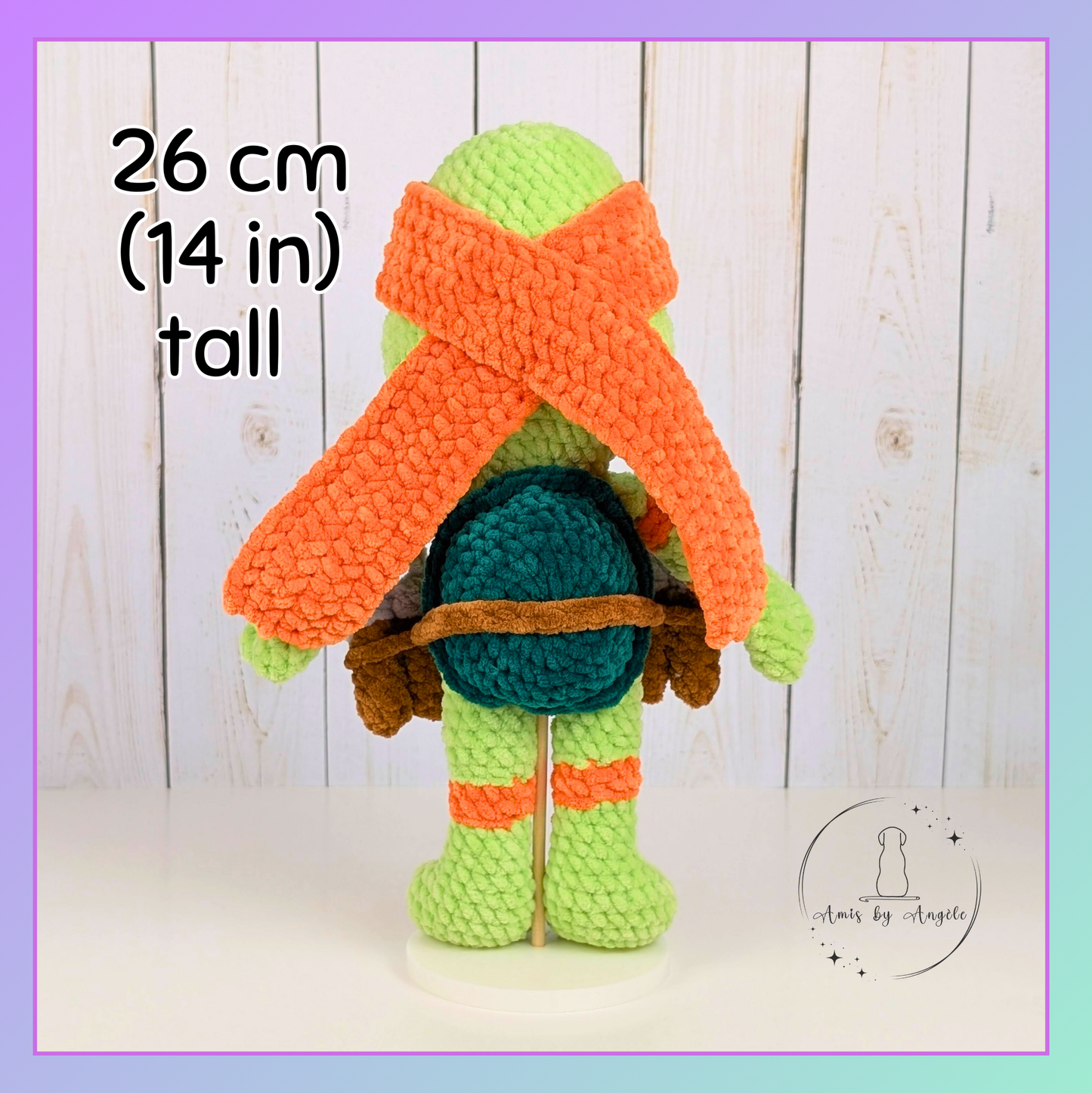 Reptile Warriors - Crocheted stuffed animal - Crocheted plushie