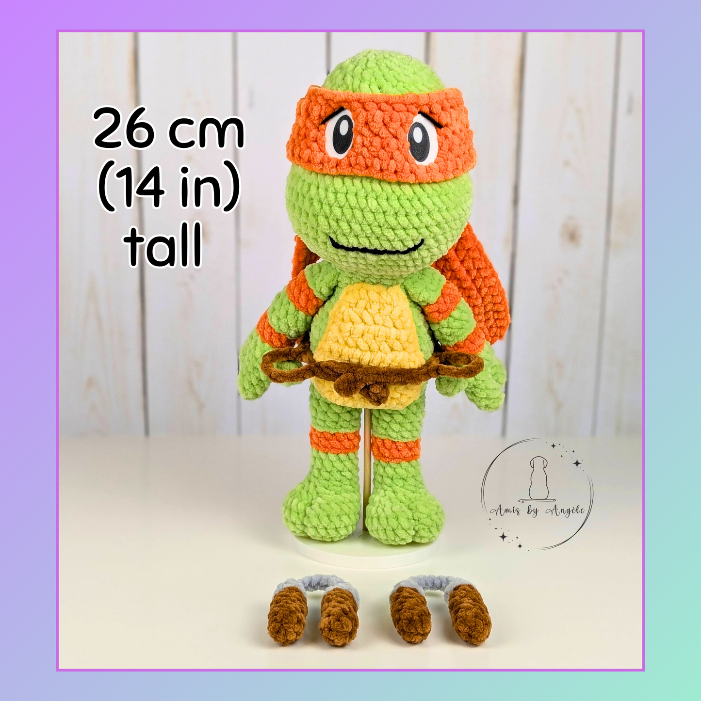 Reptile Warriors - Crocheted stuffed animal - Crocheted plushie
