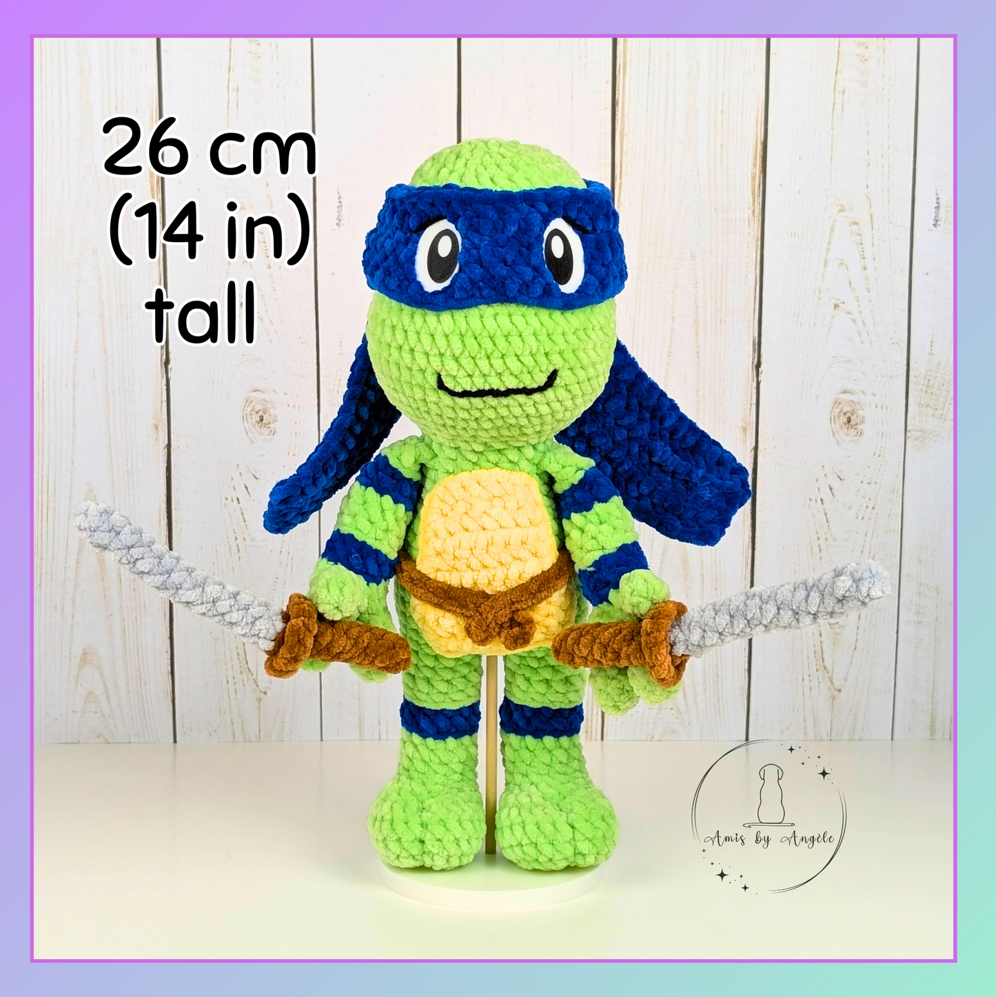 Reptile Warriors - Crocheted stuffed animal - Crocheted plushie