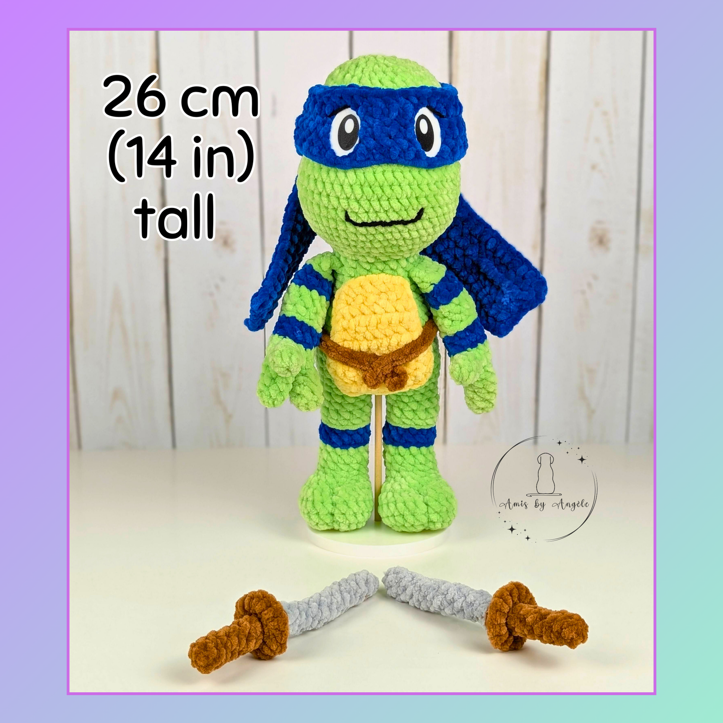 Reptile Warriors - Crocheted stuffed animal - Crocheted plushie