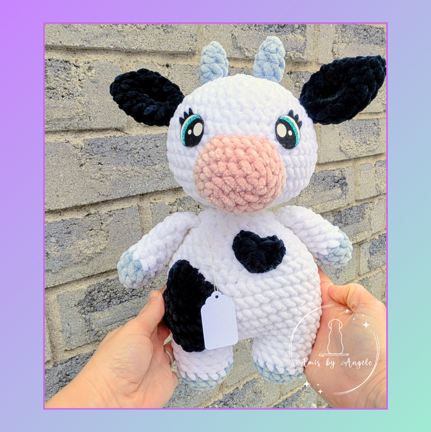 MooMoo the Cow - Crocheted Stuffed Animal