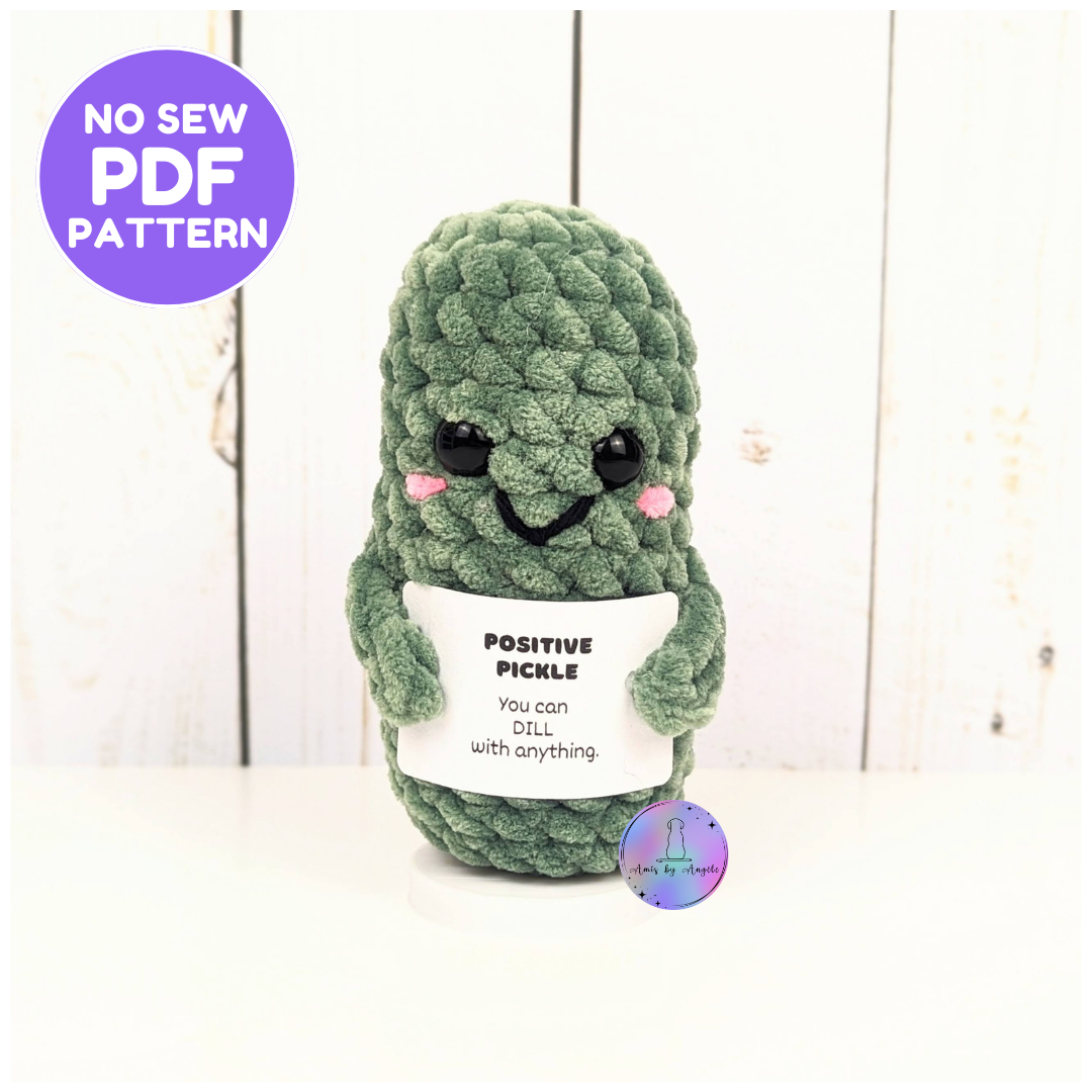 No Sew Soutien émotionnel Pickle MODÈLE DE CROCHET