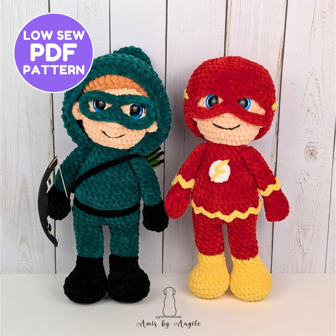 Pattern - Speedy and The Emerald Archer (Low Sew)