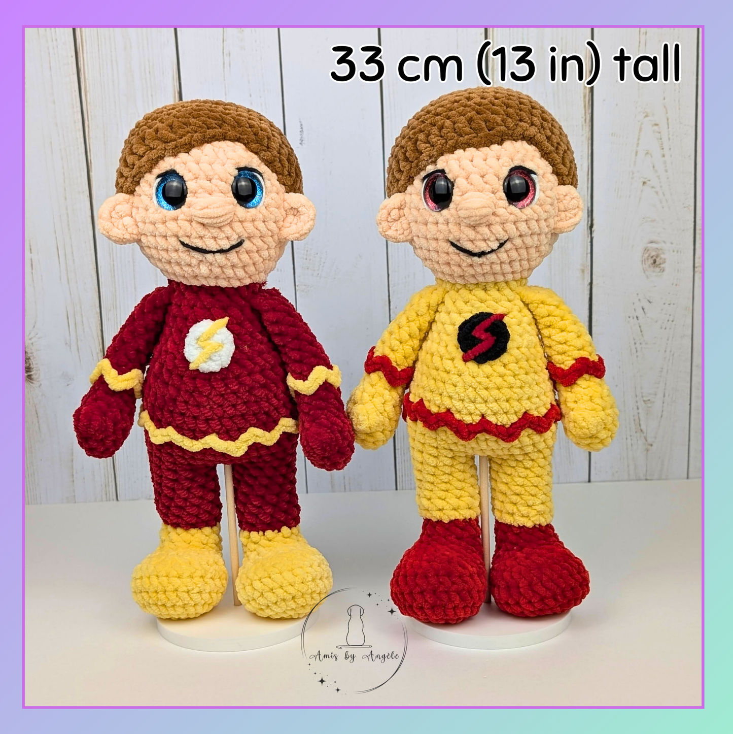 Speedy - Crocheted super hero - Stuffed animal - Plushie