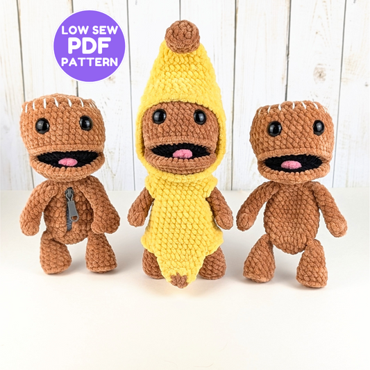 Pattern - Banana Pocket Boy (Low Sew)