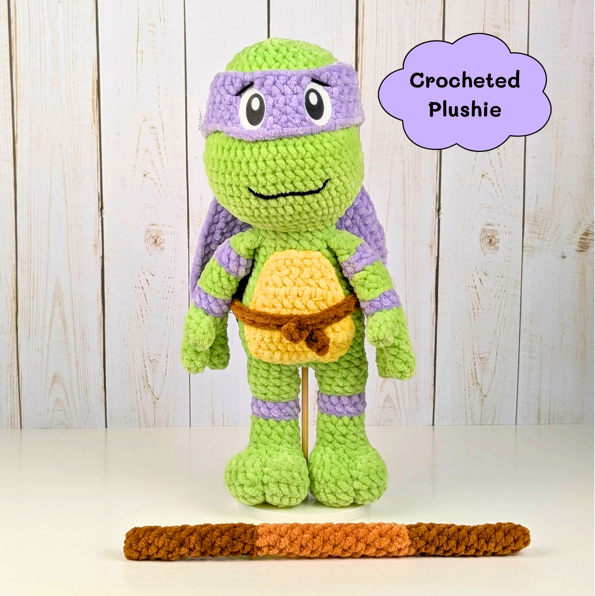 Reptile Warriors - Crocheted stuffed animal - Crocheted plushie