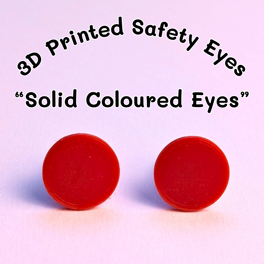 Safety Eyes - Solid Coloured Eyes