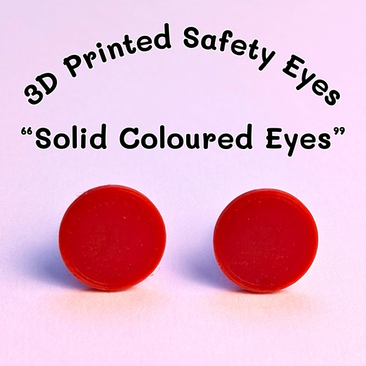 Safety Eyes - Solid Coloured Eyes