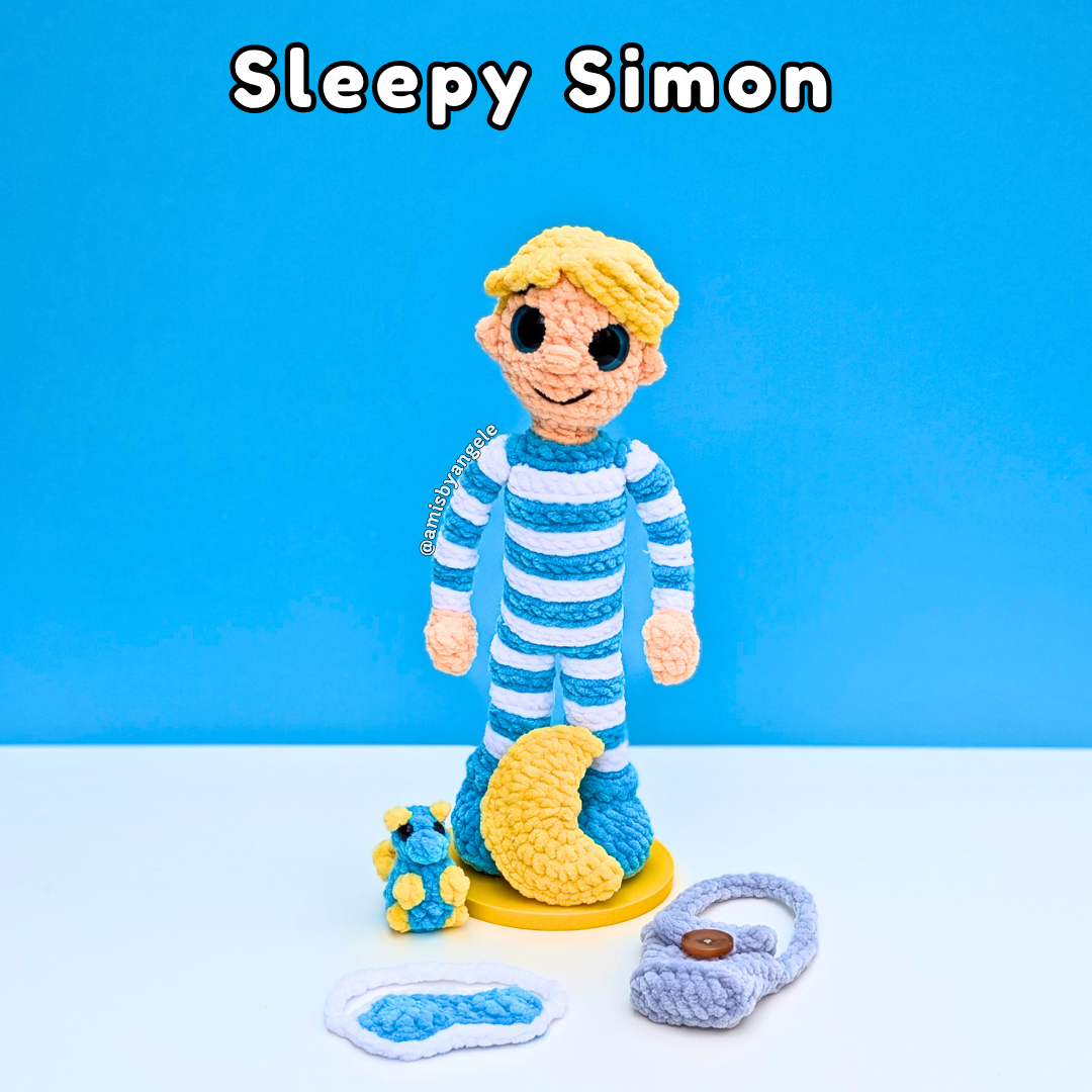 Pattern - Adventurous Adrian & Sleepy Simon (Low-Sew)