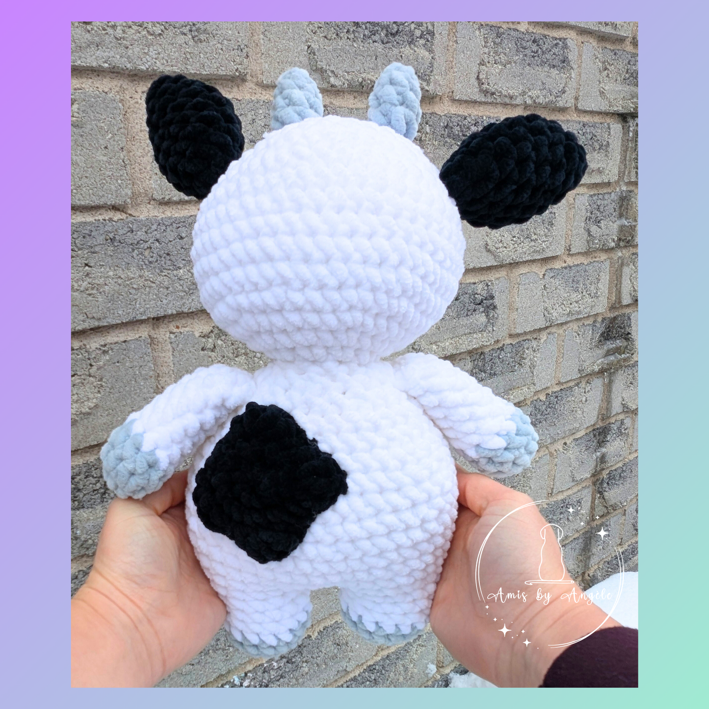 MooMoo the Cow - Crocheted Stuffed Animal