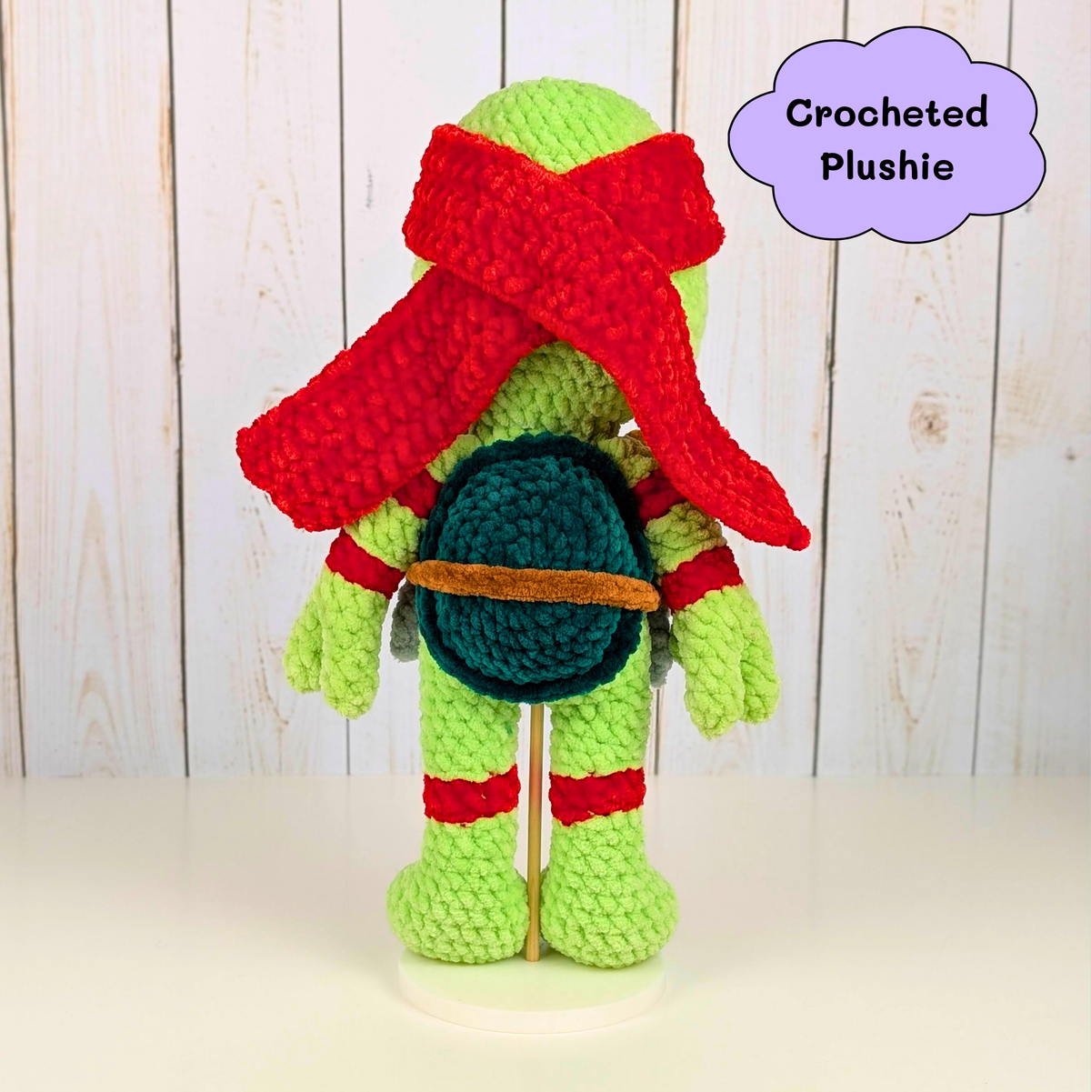 Reptile Warriors - Crocheted stuffed animal - Crocheted plushie