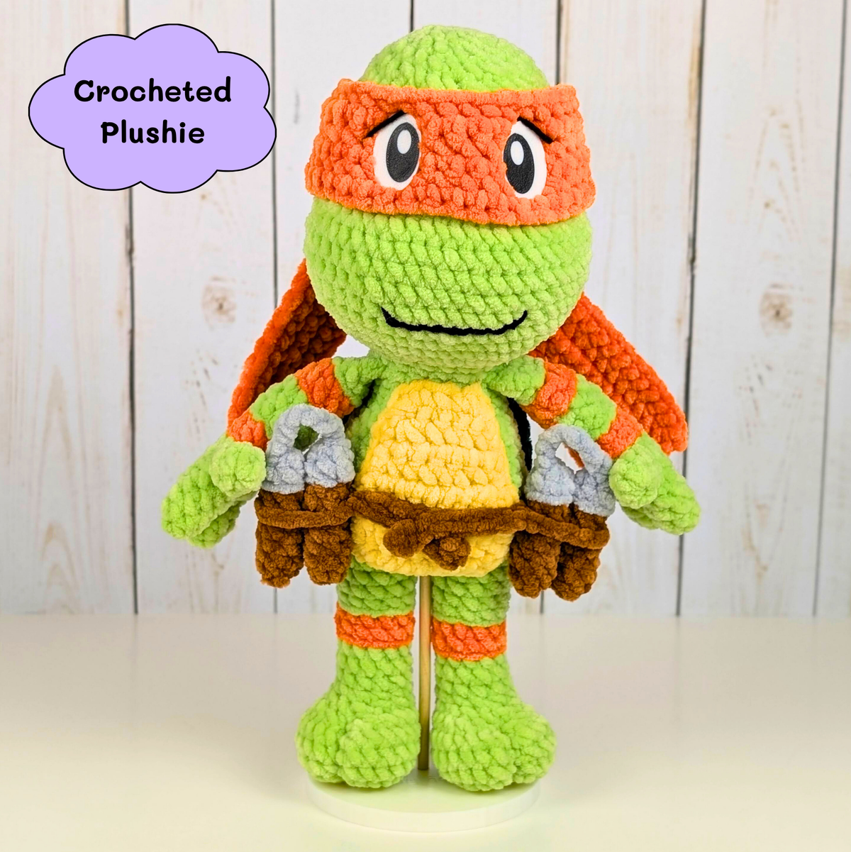 Reptile Warriors - Crocheted stuffed animal - Crocheted plushie