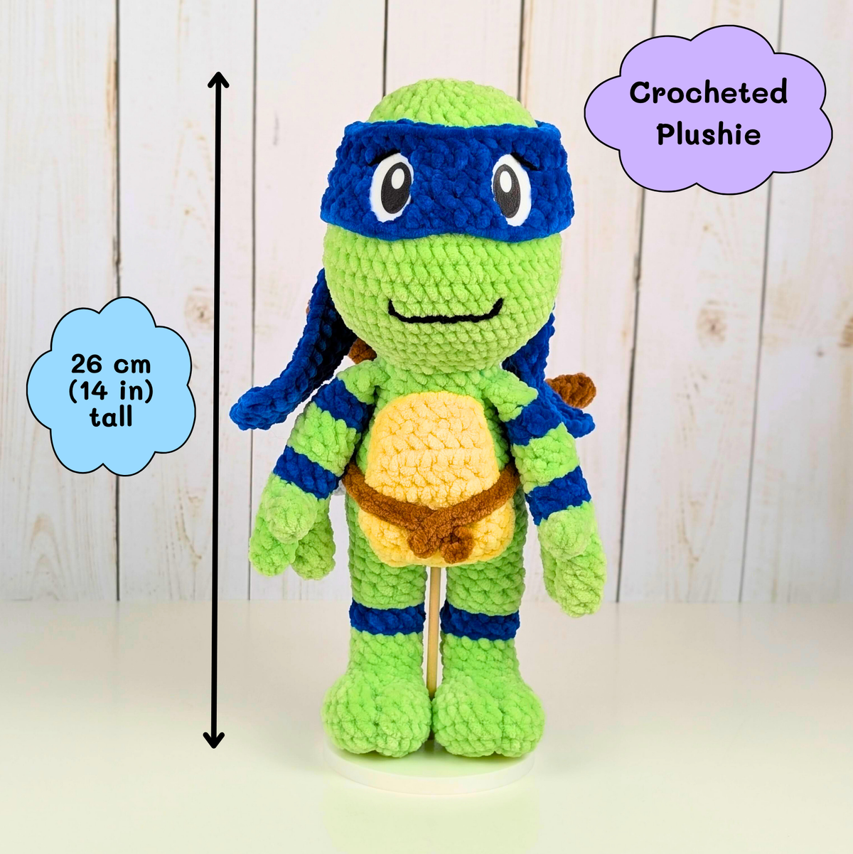 Reptile Warriors - Crocheted stuffed animal - Crocheted plushie