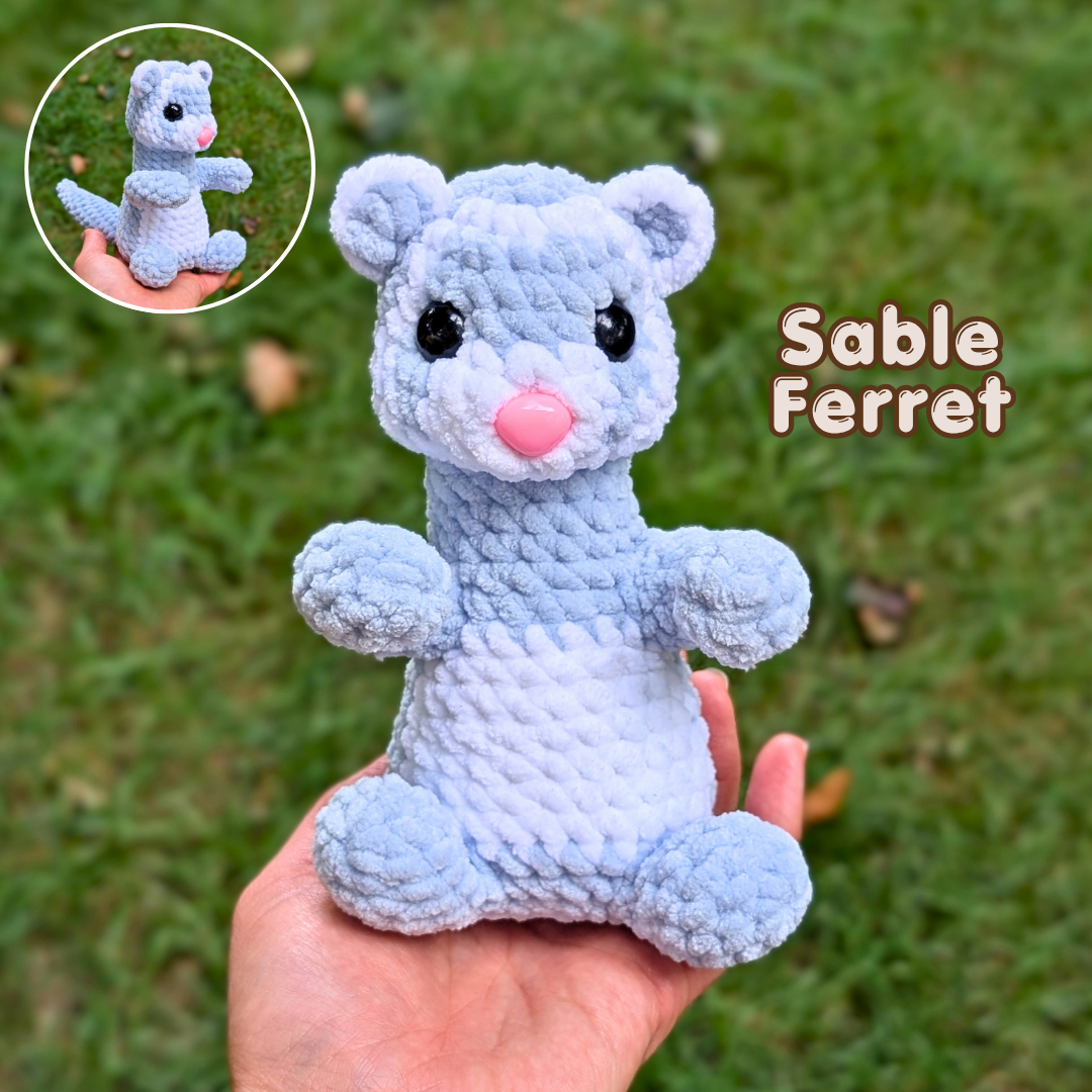Pattern - Sable Ferret, Weasel and Black Footed Ferret (Low Sew)