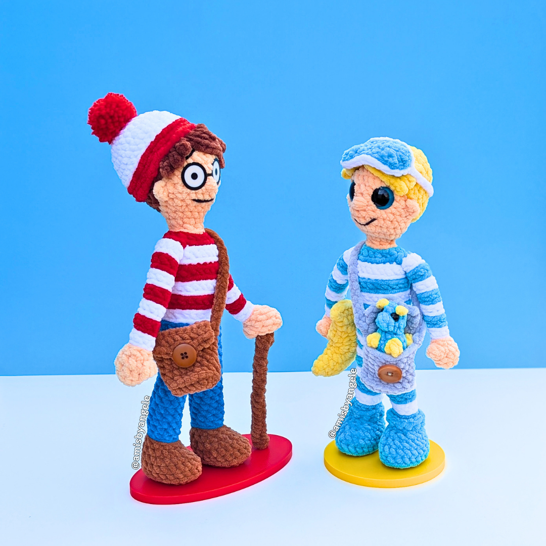 Pattern - Adventurous Adrian & Sleepy Simon (Low-Sew)