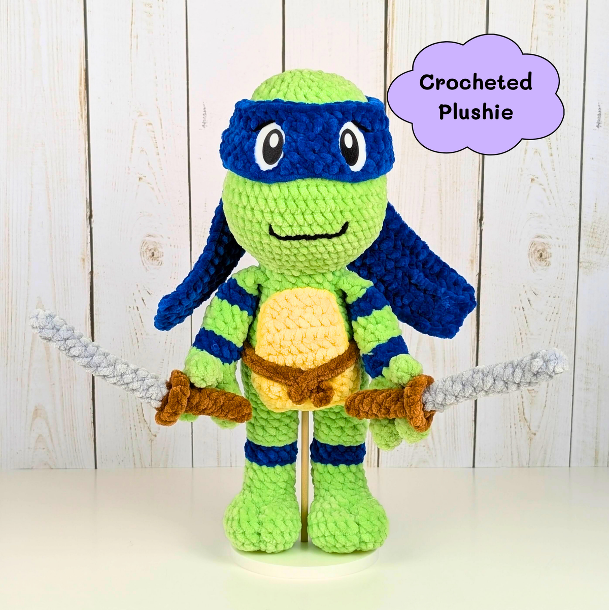 Reptile Warriors - Crocheted stuffed animal - Crocheted plushie