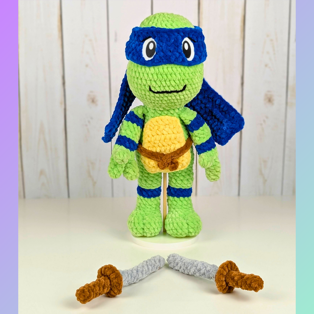 Reptile Warriors - Crocheted stuffed animal - Crocheted plushie