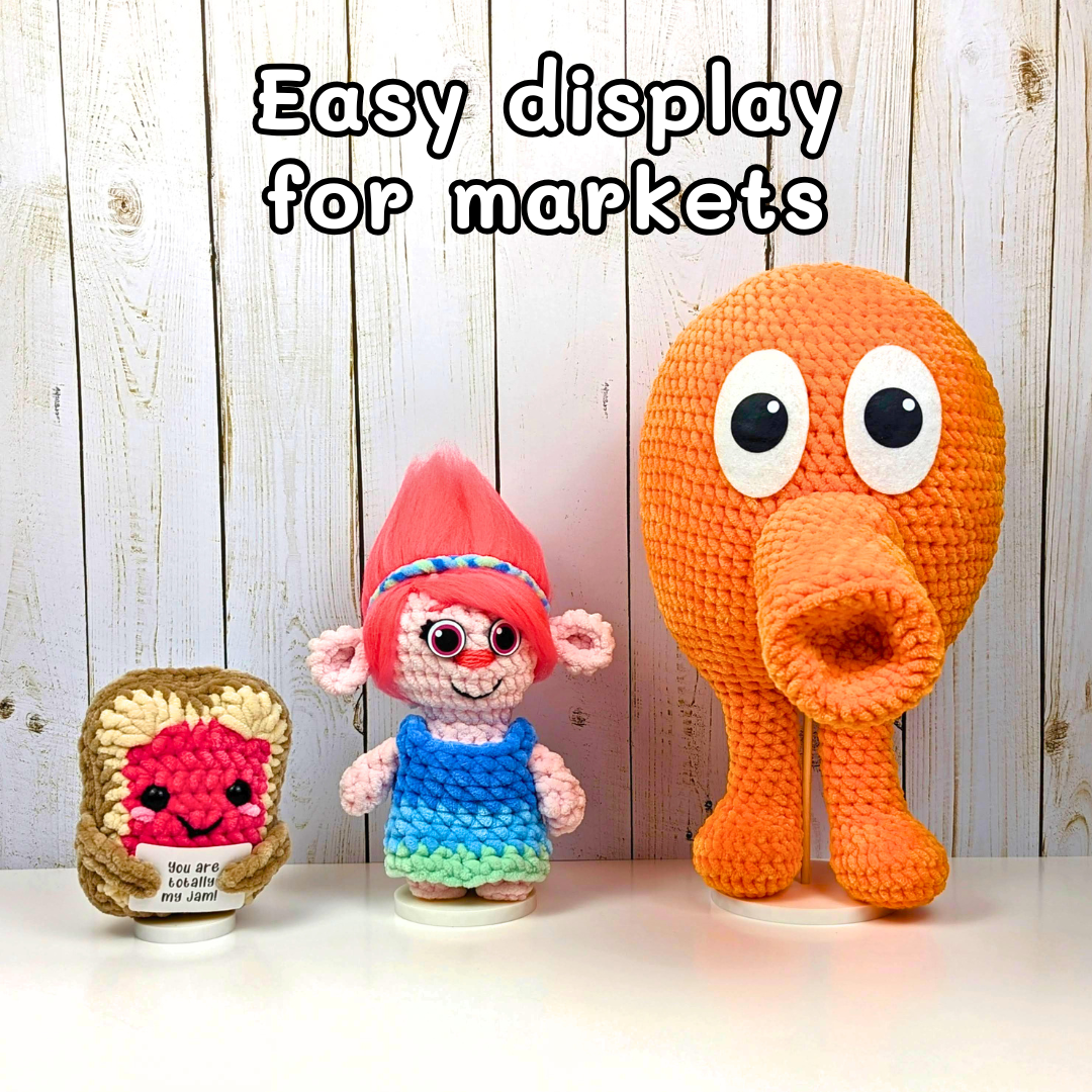 Soportes Amigurumi (requiere algo de montaje)