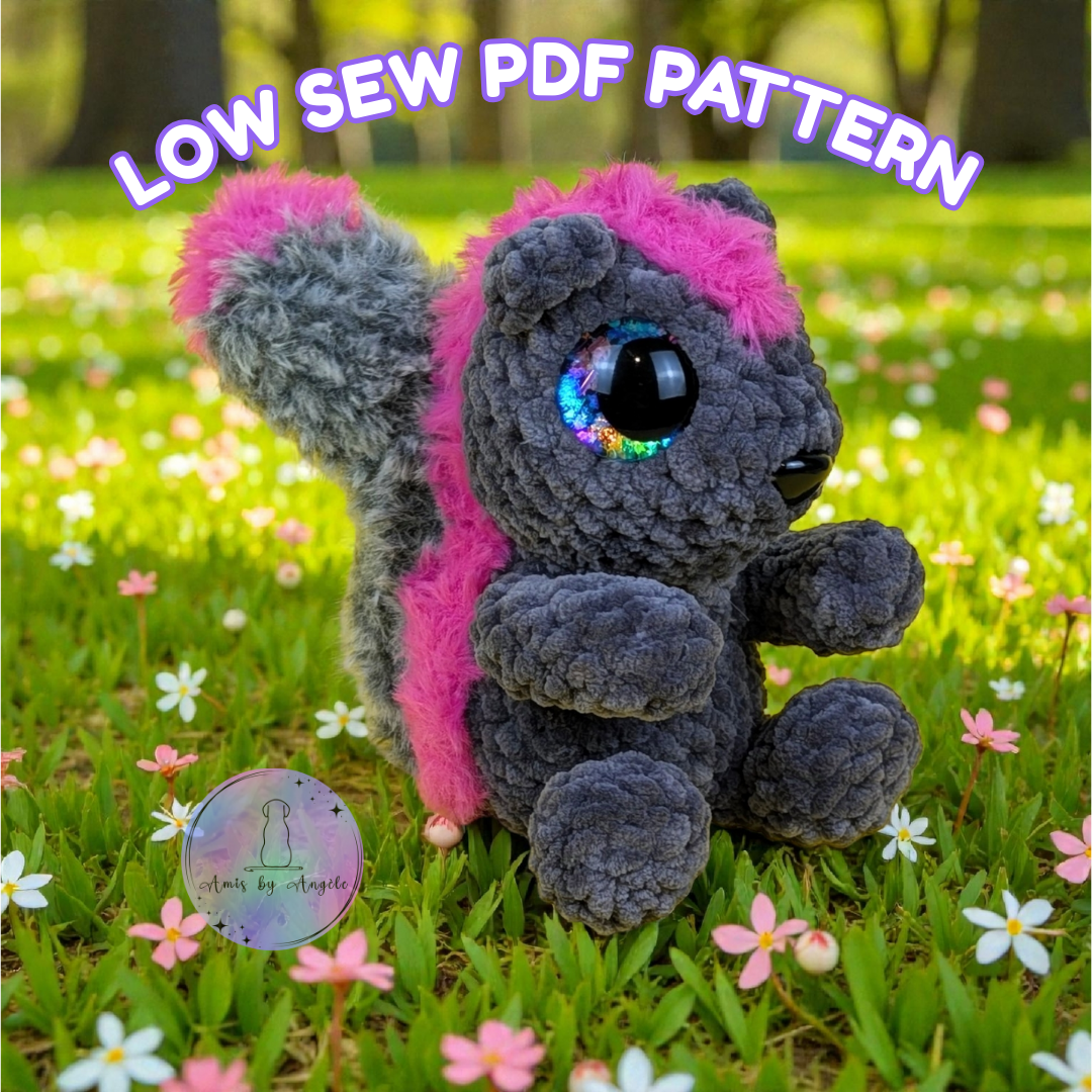 Pattern - Skunk and Squirrel (Low Sew)