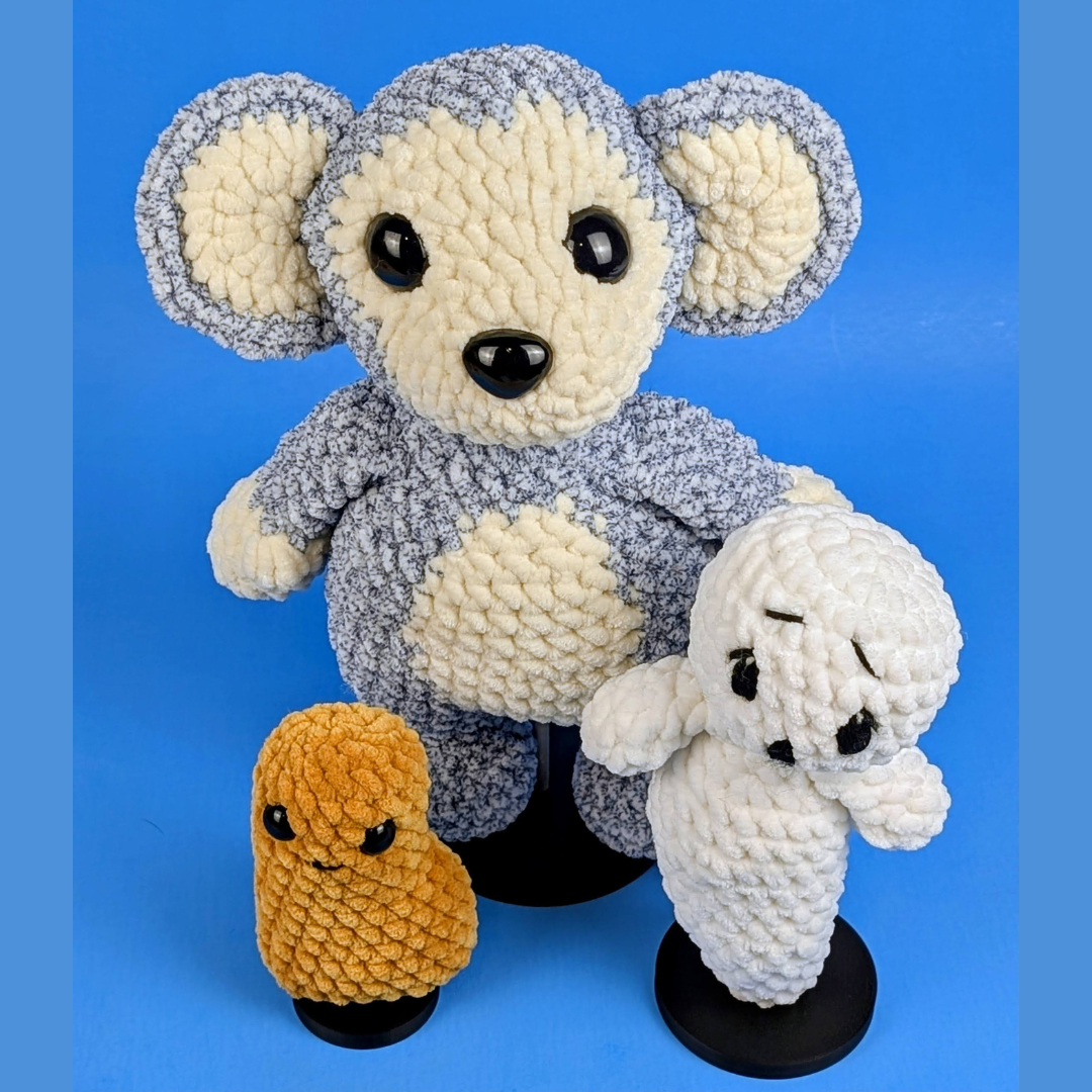 Soportes Amigurumi (requiere algo de montaje)