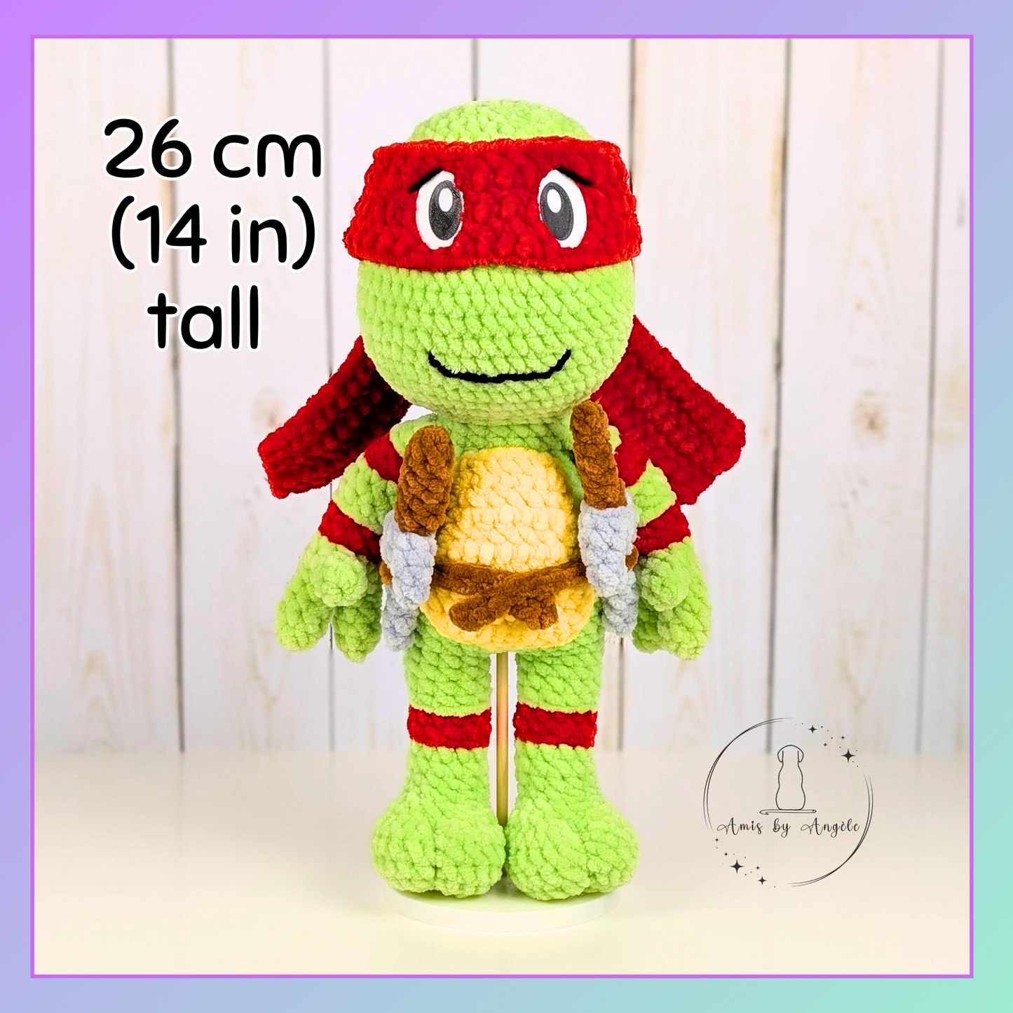 Reptile Warriors - Crocheted stuffed animal - Crocheted plushie