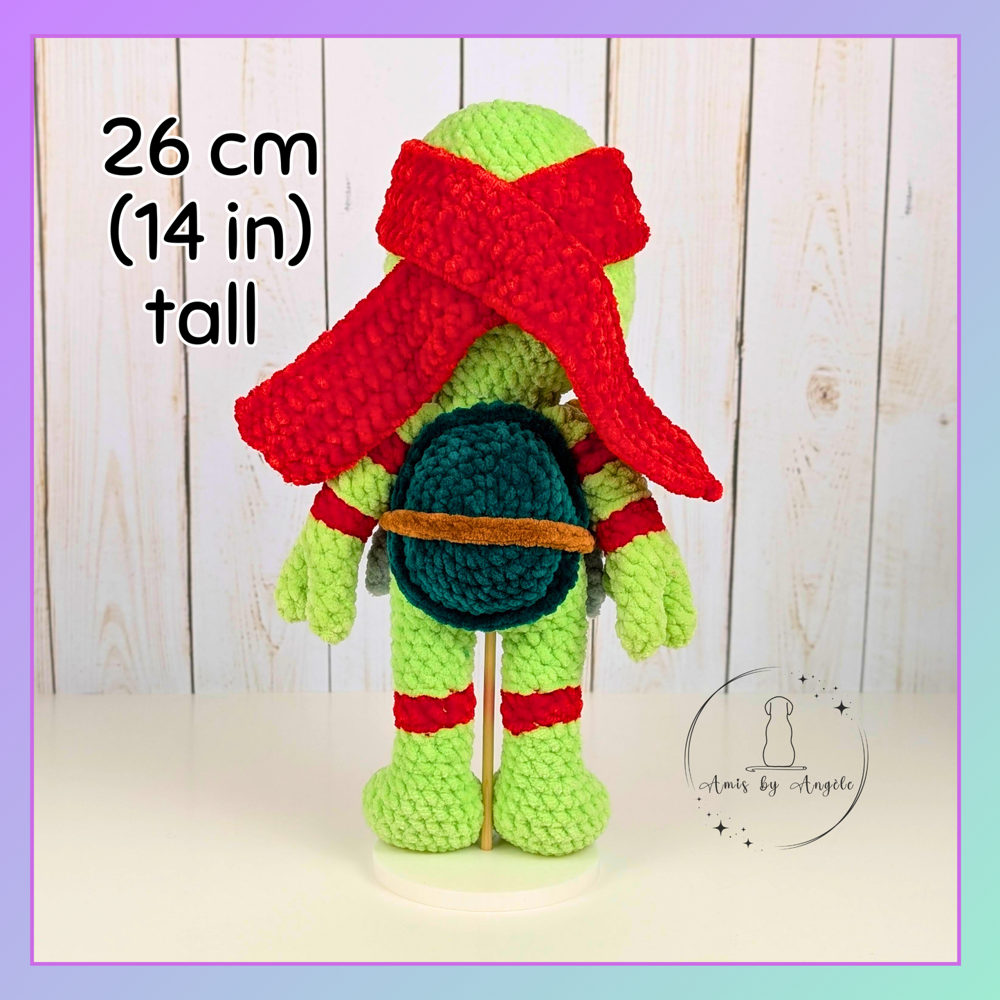 Reptile Warriors - Crocheted stuffed animal - Crocheted plushie