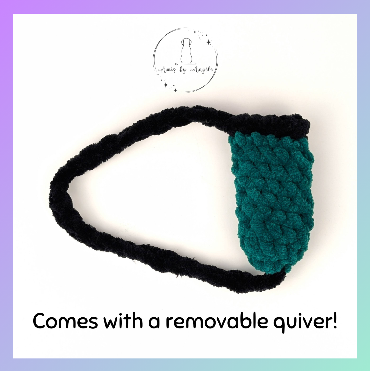 Emerald Archer - Crocheted stuffed animal - Crocheted plushie