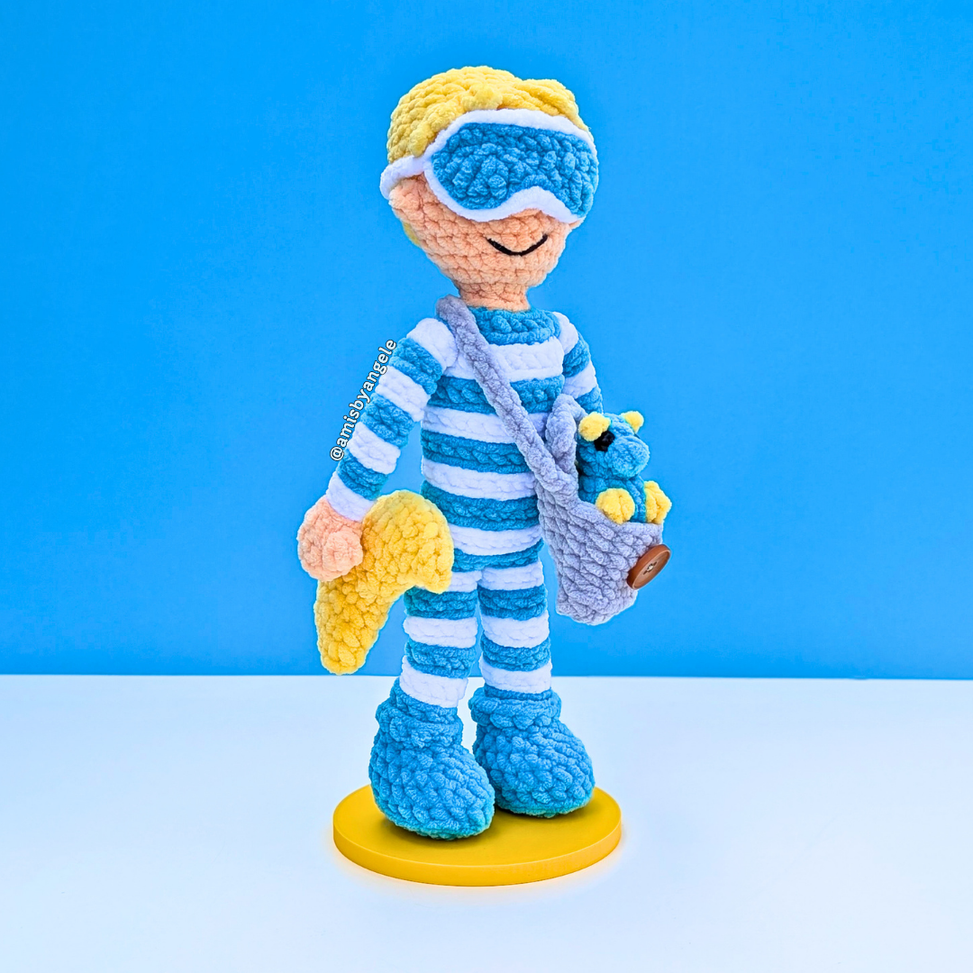 Pattern - Adventurous Adrian & Sleepy Simon (Low-Sew)