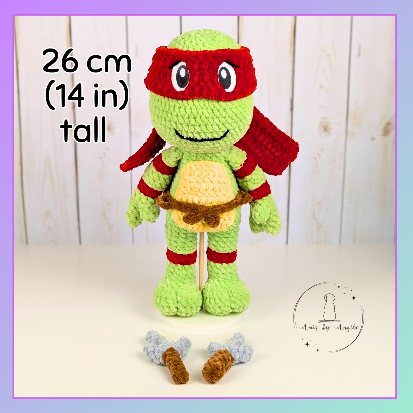 Reptile Warriors - Crocheted stuffed animal - Crocheted plushie