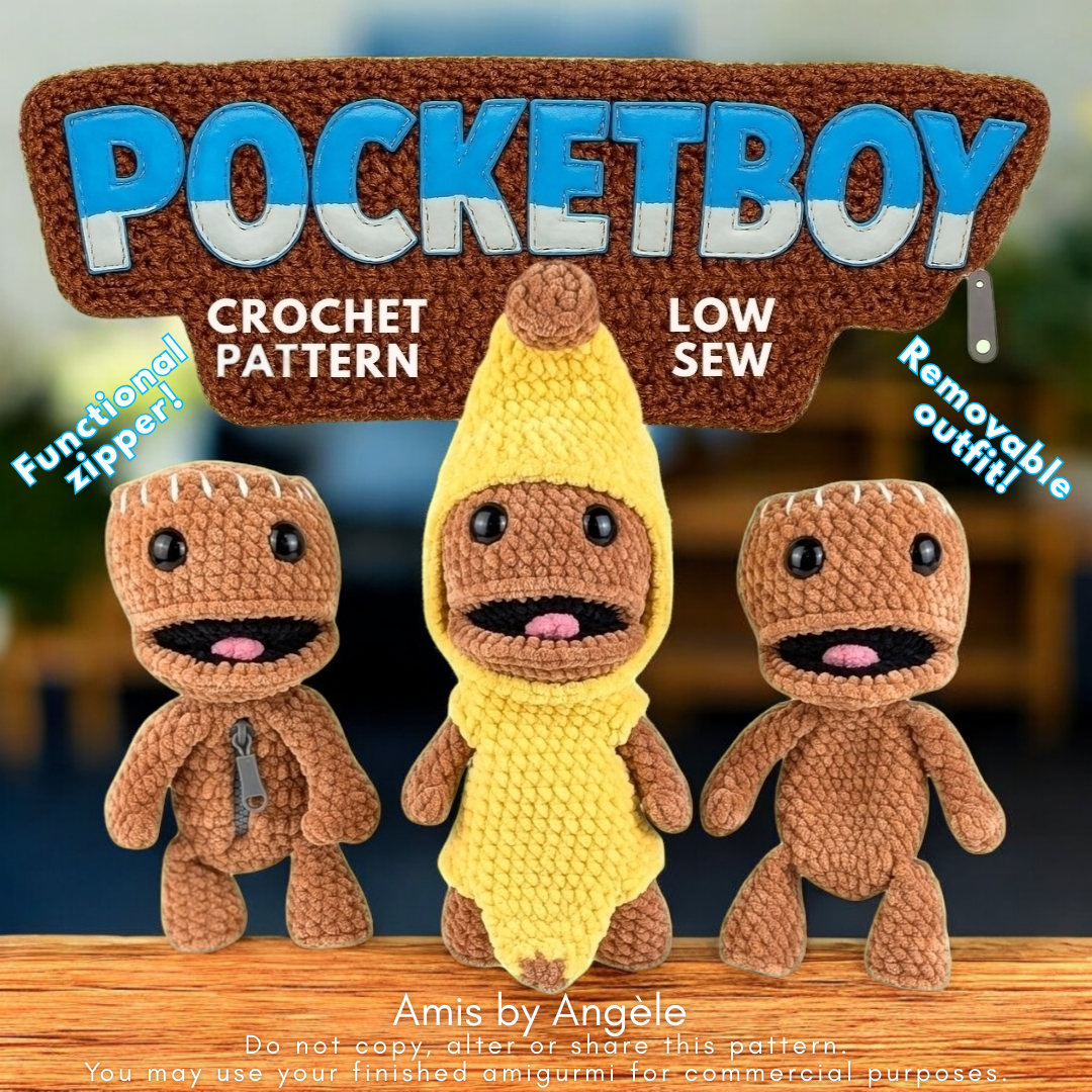 Pattern - Banana Pocket Boy (Low Sew)