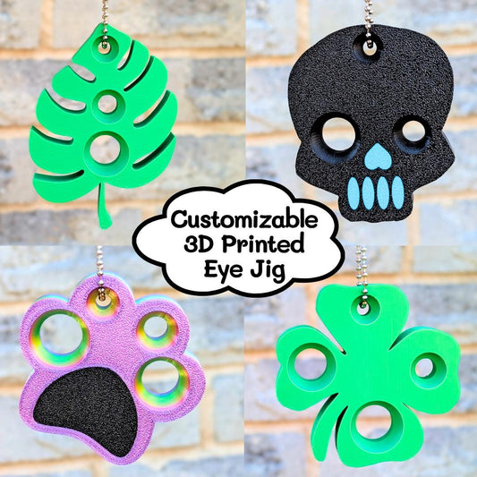 Safety Eye Jig for Amigurumi – 7mm-50mm Eye Tool, Skull, Paw, Monstera, Flower, Shamrock