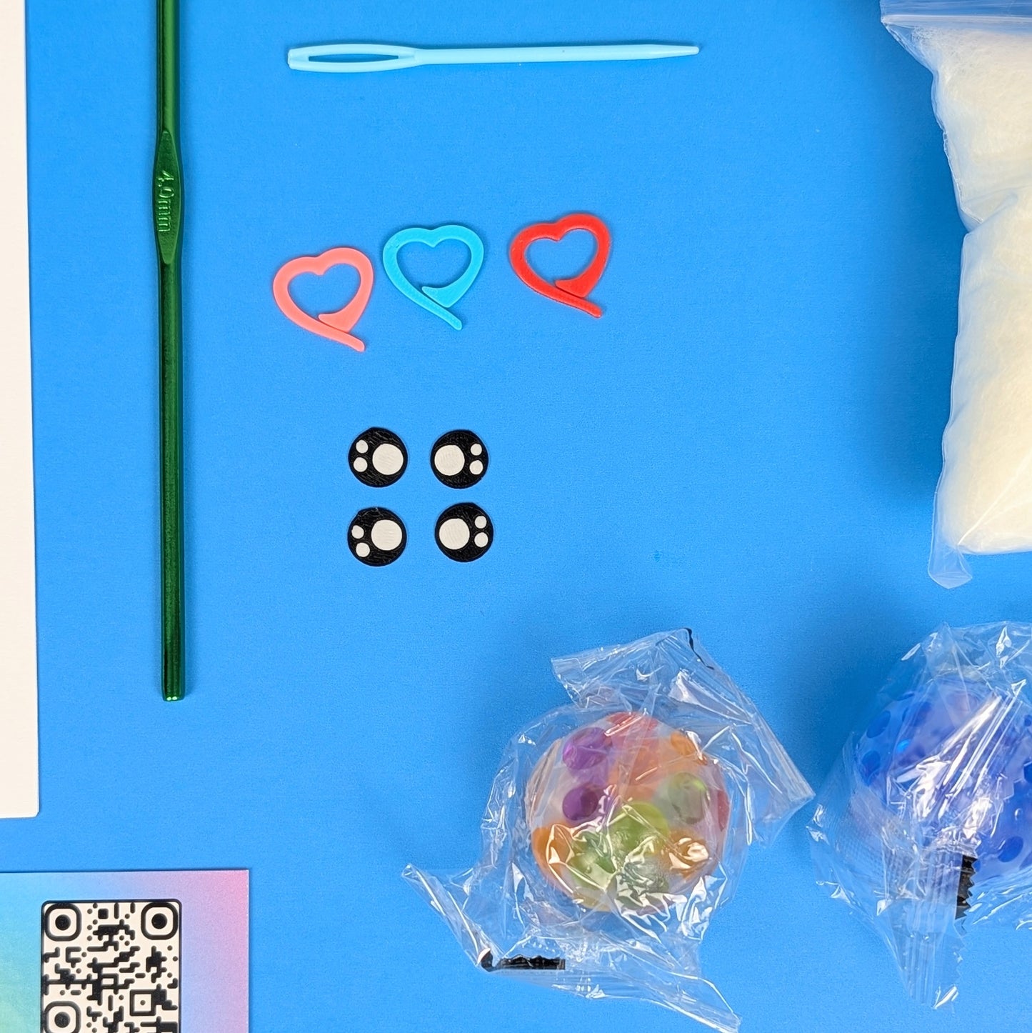 Amigurumi Crochet Kit - Oswald the Stress Ball Octopus (Advanced Beginner)