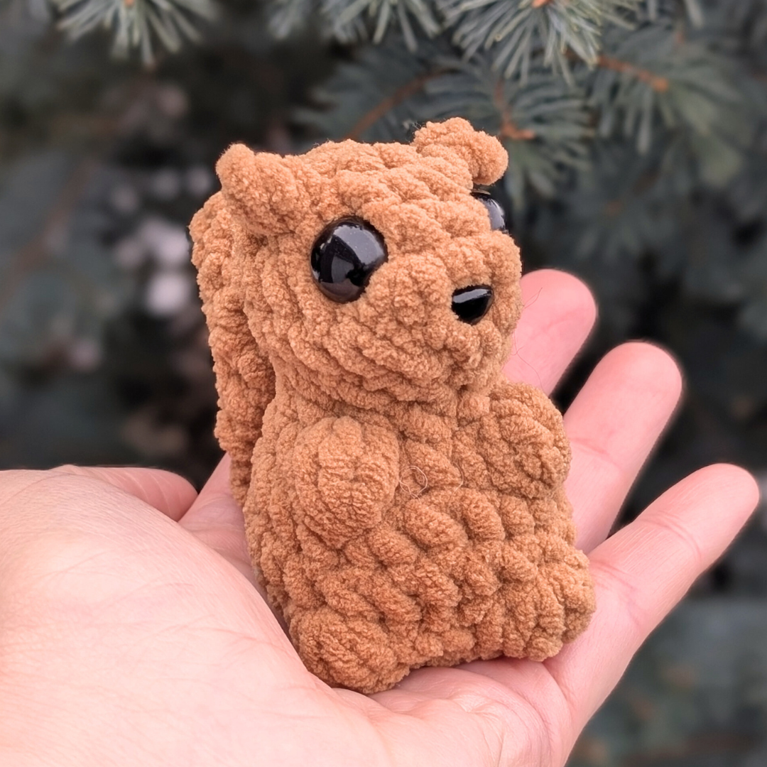 Pattern - Baby Squirrel and Skunk (No-Sew)