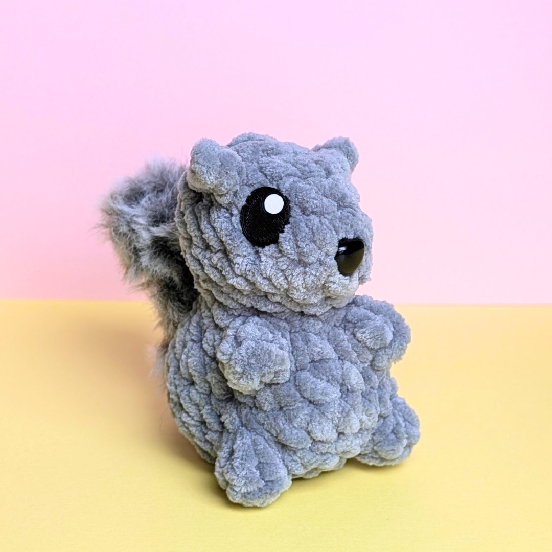 Pattern - Baby Squirrel and Skunk (No-Sew)
